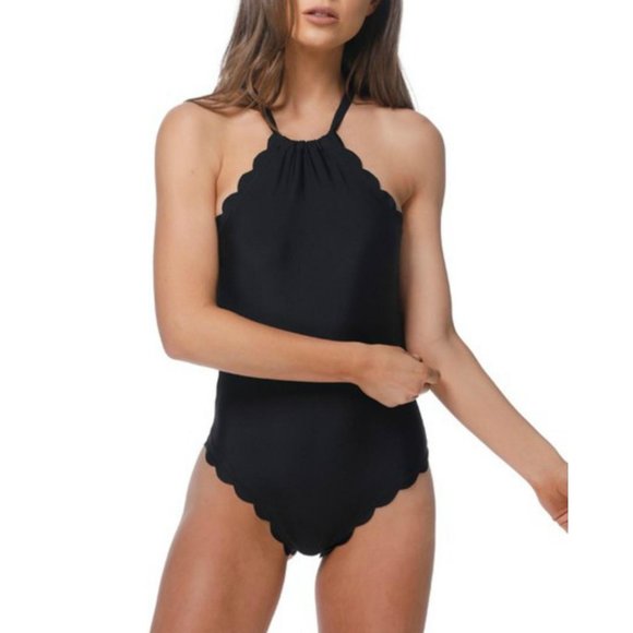 NWT Kate Spade Black Halter One Piece - Picture 1 of 4